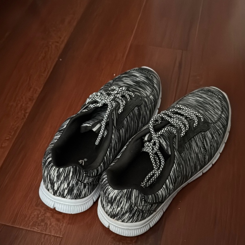 Black and White Athletic Shoes - very light!